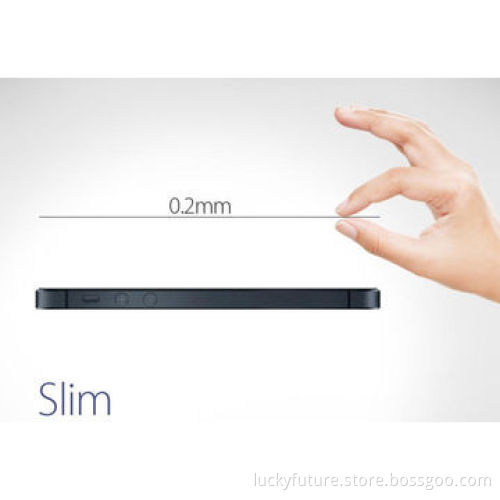 Tempered-glass screen film for iPhone 5S, highly sensitive membrane